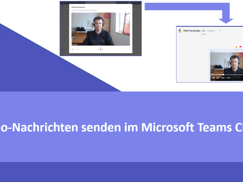 Video-Nachrichten senden im Microsoft Teams Chat